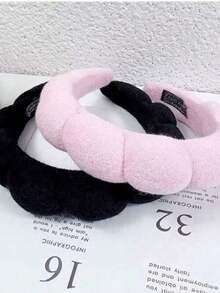 1pc White Headband, Makeup Facial Headband, Cleansing Headband, Turban Headband, Soft Headband, Suitable For Women & Girls, Fashionable Accessory, Great Gift,Skincare Headband,Beauty,Skin Care Products,Spa,Self Care,Skin Care Tools,Face Care,Esthetician Supplies,Skin,Face Wash,Facial - 灰色髮帶 3 件裝 - 查看 6