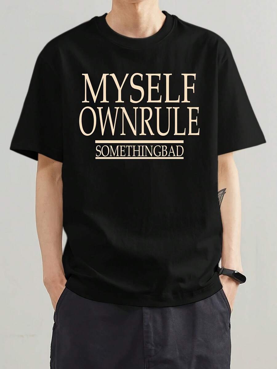Men T-Shirts - Black - View 1
