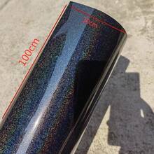 1 Roll Rainbow Holographic White Car Wrap Vinyl Film, Self-Adhesive, Waterproof, UV-Resistant, Suitable For Vehicle Exterior And Interior Decoration, High Temperature Resistant, Applicable To Various Car Models, Exquisite Appearance - One Size Fits All - View 8
