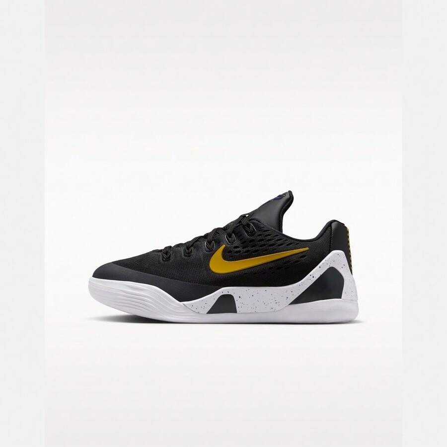 Nike Youth KOBE IX LOW EM (GS) Casual Shoes Low-Top Sports Shoes FV3607-003 - Black and White - View 1
