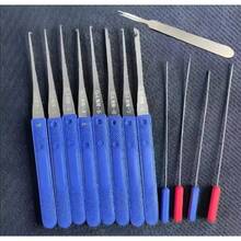 Kit de herramientas de cerrajería multifuncional: púas de cerradura, reparación de candado, extracción de llaves rotas y juego de abridor de cerradura de puerta/combinación 1MW9 - 13 piezas - Ver 9