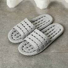 Summer Breathable Hollow Slippers, Non-Slip Bathroom Slippers, Unisex Soft Sole Sandals - Slippers - View 25