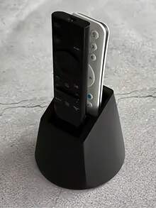 2-Slot Remote Control Holder - Practical Desktop Organizer, Suitable For TV, AC, Lamp Remotes And Office Supplies, Can Hold 2 Remotes, No Power Needed - View 4