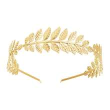 8pcs Greek Goddess Style Costume Accessories Set, Including Leaf Crown, Headband, Bracelet, Earrings And Bridal Headpiece, With Halloween Theme - Multicolor - View 9