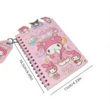 SANRIO 25 片玉鬼沟旋律贴纸可爱 DIY 记账套装带线圈笔记本吊坠学校用品、文具用品、学习用品、完美派对礼物、粉丝节日礼物。 - 彩色 - 查看 7