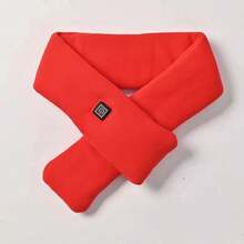 Unisex USB Heated Scarf, 100% Polyester Knit, 3 Heat Settings, Washable, Portable Electric Neck Warmer For Winter, Suitable For All Seasons (Power Bank Not Included) - Multicolor - View 17