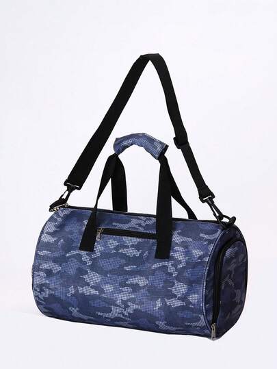 Kids' Fashion Fitness Travel Bag, Gymnastics Sports Dance Bag With Shoe Compartment And Wet Pocket, Suitable For Ballet, Dance, Gymnastics, Travel, Weekend, Overnight, Yoga, School, Kindergarten, Swimming, Sports, Camping, Hiking And Many Outdoor Activities. Spacious Design Easily Meets All Your Child's Needs, While Being Lightweight To Ensure They Don't Feel Burdened, Leisure Luggage Bag