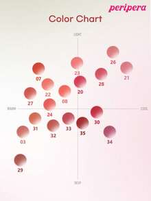 Peripera K-Beauty Ink Airy Velvet 唇釉，高显色度，持久不脱妆，轻盈无感，无麸质，无防腐剂，丝绒哑光唇膏，液体唇膏，柔滑，持久显色，韩妆，韩国彩妆 - #08 Pretty Orange Pink - 查看 9