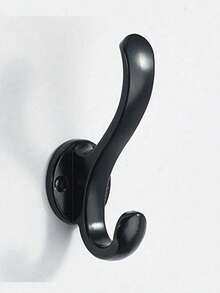 无痕挂钩，超强粘性壁挂式衣钩，重型浴室壁钩，浴室配件，哑光黑 - 彩色 - 查看 13