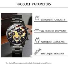 2pcs Men's Luxury Quartz Watch Set, Round Business Casual Alloy Dial Watch With Chain Bracelet, Suitable For Holidays, Parties, Business And Daily Wear, Best Gift Set For Men - Multicolor - View 4