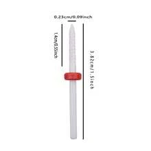 Easy Nail 1/2Pcs Professional Rocket Shape Ceramic Nail Drill Bit – Durable Nail File Bit For Cuticle Care & Gel Polish Removal - Multicolor - View 3