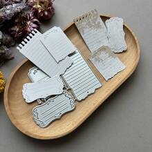 1pc Mini Loose-Leaf Cutting Die, Carbon Steel Template Suitable For DIY Handbook, Collage, Scrapbooking, Scrapbooking Supplies - A - View 9
