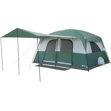 8 Person Tents For Camping Easy Setup Cabin Tent With Large Porch 2 Room Waterproof Family Camping Tent For Outdoor Camping Patio - blue - 查看 2