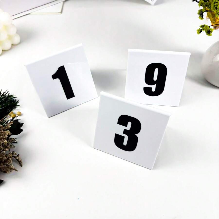 OUTANA Biển hiệu trưng bày dọc bằng acrylic tối giản, phù hợp cho gia đình, đám cưới, tiệc sinh nhật, quán cà phê, quán bar, có 3 kiểu dáng. - FZBJ001 - Xem 1