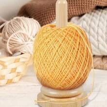 1 Bộ Giá đỡ sợi bằng tre xoay được, Giá đựng cuộn sợi, Giá cuộn sợi trơn tru, Phụ kiện đan móc - Một kích thước phù hợp với tất cả - Xem 7