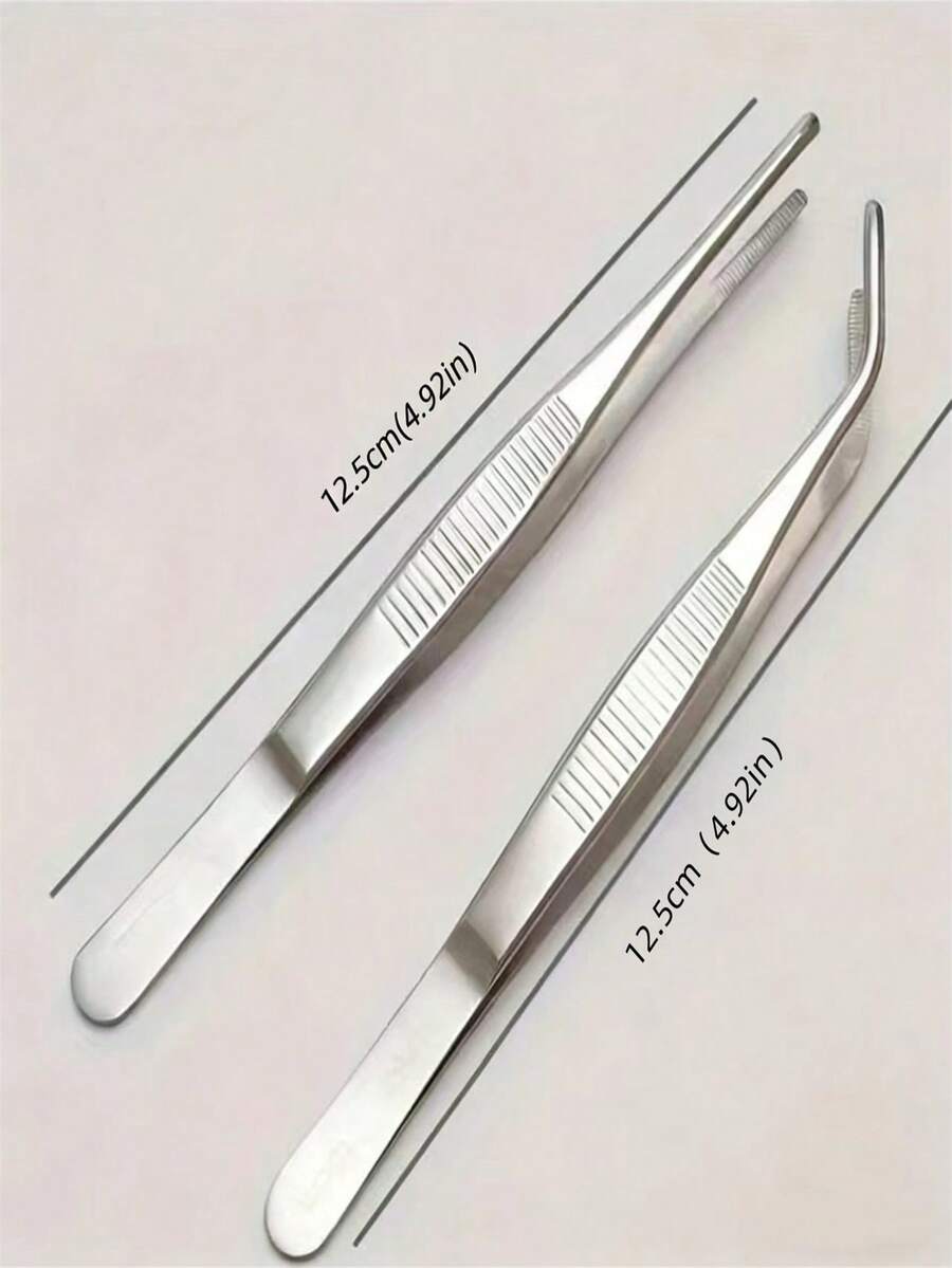 Nhíp thép không gỉ chính xác, thích hợp cho thủ công mỹ nghệ, tác phẩm nghệ thuật và công việc phòng thí nghiệm - Bền bỉ và đáng tin cậy - A - Xem 1