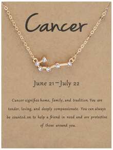 Constellation Symbol Pendant Necklace - Yellow Gold - View 18