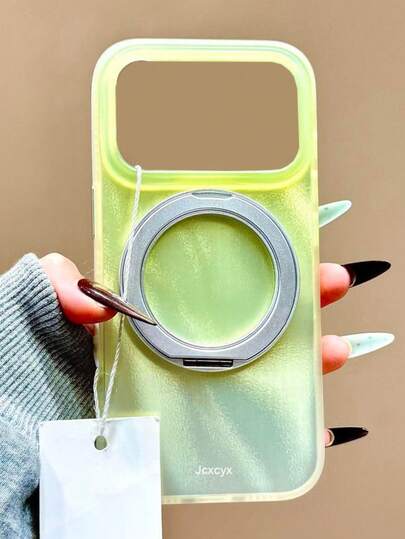 Fashion Gradient Color With Holder Phone Case Compatible With IPhone 17 Pro Max 17 Pro 17 Air 16 15 14 Plus 12 14 13 15 16 Pro Max 11 Shiny Summer Style Shockproof Bumper Protector Cover For Girl For Women