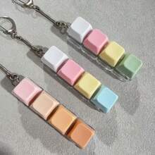 Keyboard Stress Relief Toys, Keyboard Keychain Toys, Staring Push Button Toys, Finger Pressing Keyboard Toys, For Stress Relief, Killing Time, Art Hobby, Collection, Party Supplies, Creative Toys For Teenagers, Pressure Relief Toys For Teenagers - Multicolor - View 7