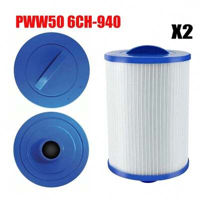 2 Pack Compatible Filter PWW50 SPA Hot Tub Filters 6CH-940 Superior Spas Pool UK