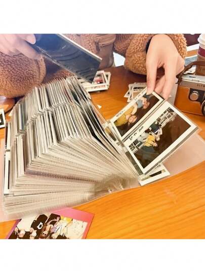 Album ảnh 3 inch - Album lưu trữ ảnh - Hoàn hảo cho quà tặng Giáng sinh và Năm mới, nơi lưu giữ kỷ niệm, lý tưởng để đựng bưu thiếp, vé và những kỷ niệm | Quà tặng tiệc tùng lý tưởng, tuyệt vời để lưu trữ ảnh, thiệp người nổi tiếng, bưu thiếp - Thư mục lưu trữ trang trí nhà cửa