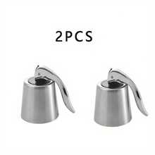 Bộ 2/4 nút đậy chai rượu bằng silicon tái sử dụng - Phụ kiện bảo quản đồ uống lý tưởng, quà tặng Giáng sinh. - Nhiều màu - Xem 7