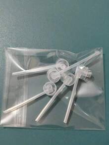 [2/5/10/20个装] 专业香水补充泵头，优雅化妆品分装工具，适用于旅行装香水瓶，防漏液体喷雾器，女士便携式美容配件，清洁必备，小型漏斗替代品，礼品之选 - 無色 - 查看 12