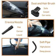 Portable Vacuum Cleaner With Fast Charging In The Car, Cordless Portable Pet Hair Vacuum With Strong Rechargeable Suction - A - View 6