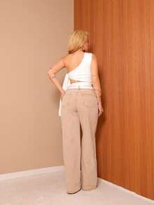 Knitted Fabric Holiday Night Bachelorette Party Trip - 白色 - 查看 3