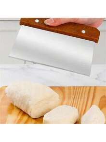 1 Piece Of Dough Scraper, Pastry Cutter, And Spatula, Suitable For Baking And Cooking, Kitchen Tools, Bread Slicing Tools, Noodle Slicing Tools - Multicolor - View 10