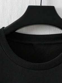 T-shirt homme streetwear ample à manches courtes, numéro << 88 » imprimé au dos, 2026 << FUTURE », style y2k homme - Noir - Voir 3