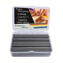 New Type Of High Hardness Woodworking Special 2.8mm Large Capacity Graphite Lead Core 100/50pcs Box Wear-Resistant Lead, Suitable For Construction Furniture Painting Marking Tool (1 Box Of Lead Core) - Sets - View 2