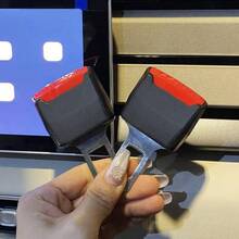 1/2pcs Car Seat Belt Extender, Extension Buckle Clip, Seat Belt Lengthening Connector - Short Seat Belt Extender - View 2