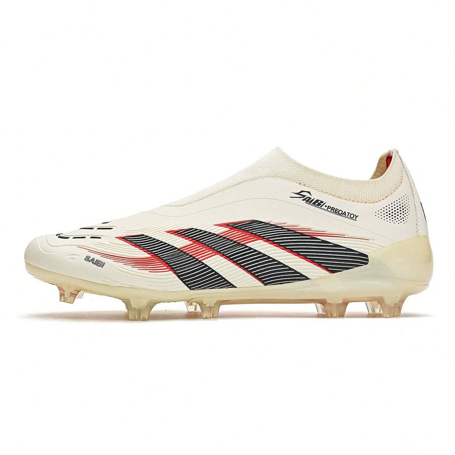 男士足球鞋，适用于天然草坪和人造草坪 - 香檳色 - 查看 1