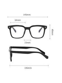 Kính mắt thời trang gọng vuông kiểu cổ điển dành cho nam giới - Nhiều màu - Xem 4