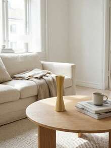 优雅金属花瓶，小巧精致，金色/黑色，金属材质，无需担心摔落，锥形瓶身，适合各种花型，可用于婚礼餐桌中心装饰、烛光晚餐餐桌装饰、家居装饰、房间装饰、送给闺蜜的礼物、送给女性的礼物、冬季礼物。 - 束腰款 - 查看 8