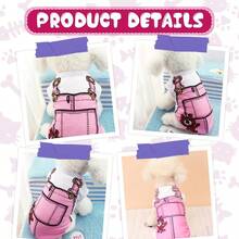 1pc Pet Summer Printed Sleeveless Vest, Lightweight - Multicolor - View 6