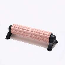 1pc Manual Yoga Roller, Textured EVA Foam Massage & Posture Correction Roller In Black, Suitable For Home Gym, Yoga, Pilates, Portable PP Material - Multicolor - View 11