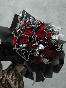 2件/套，426厘米白色珍珠花朵装饰包装纸，仿珍珠装饰，白色花束礼品包装网，花束包装纸，DIY花束，婚礼，婚礼装饰，家居装饰，婚礼花艺，春季装饰，母亲节礼物，母亲节花束装饰 - 彩色 - 查看 11