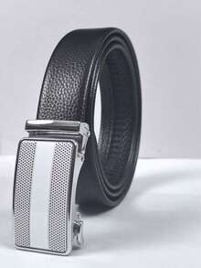 1条菱形图案波西米亚风PU皮革锌合金扣腰带，男女通用，适合所有季节 - A - 查看 7