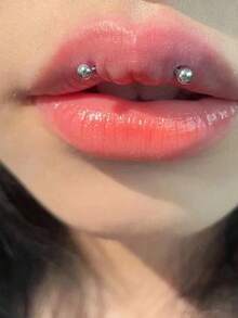 Khuyên xỏ lông mày 16G bằng thép không gỉ 316L, khuyên cong dạng tạ nhỏ, khuyên môi dọc, khuyên xỏ môi dạng labret kèm bi thay thế, khuyên xỏ tai dạng rook, helix, conch, daith dành cho nam và nữ, 16g 8mm/10mm - Phiên bản quả cầu ánh sáng - Xem 3