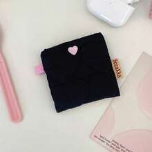 Hộp đựng tai nghe mềm mại màu kẹo ngọt, túi đựng di động, túi đựng tai nghe Bluetooth cho nữ, ví đựng tiền, ví mini, ví nhỏ đựng tiền xu, đồ dùng du lịch mùa hè - Nhiều màu - Xem 7