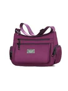 女士斜挎包 - 时尚多层休闲女包，配有单肩带。 - 彩色 - 查看 11