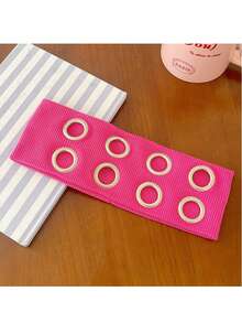 1件朋克风镂空弹力发箍，金属摇滚蒸汽朋克设计，运动休闲百搭，瑜伽秋冬保暖围巾发饰，冬季运动日常多用途女士配饰，生日礼物，发饰，发圈，女士发饰，发圈，发绳 - 彩色 - 查看 16