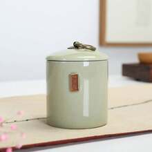 200ml Capacity Modern Design Moisture-Proof Airtight Kitchen Storage Canister, Suitable For Coffee, Tea Leaves, Spices, Etc. Small Ceramic Storage Jar With Sealed Lid - View 14