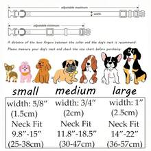 Soft & Comfortable Floral Print Pet Dog Collar With Flower Pendant, Adjustable & Washable Cute Dog Necklace - Màu Hồng baby - Xem 6