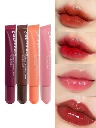 1 pieza de aceite labial con sabor a fruta nutritivo y brillante, proporciona hidratación y humedad duradera, disponible en 8 tonos de bayas, hidrata los labios, reduce las líneas de los labios, apto para todo tipo de piel, crea un brillo acuoso, deja los labios suaves y flexibles.