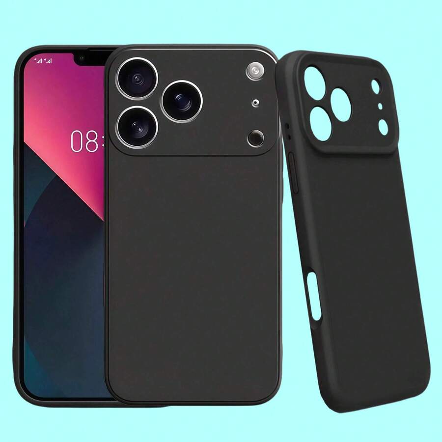 黑色手机壳，兼容三星 Galaxy 智能手机，也兼容苹果 17/17Pro/17ProMax/16/15/14/13/12/11 和 Galaxy S26 Ultra/S26PRO/S26EDGE/S25/S24/S23/S22/S21/S20 以及各种 A 系列型号（例如 A16、A26、A36、A56、A06、A05、A15、A25、A35、A55）。 - 黑色 - 查看 1