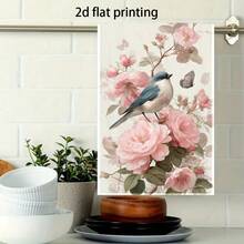 1/2/4/6/8/10/12PC Interesting Kitchen Towels And Dishcloths, Bathroom Towels, Super Absorbent Polyester,Retro Floral Designs, Featuring Elegant Floral And Bird Patterns, Decorative Gifts, Decorative Dishcloths, Quick-Drying Sponges, Soft Absorbent Dishcloths, Cleaning Supplies, Kitchenware. As Birthday Gifts, Family, Souvenir , Washable, Machine Washable, Lightweight, Breathable, Comfortable, Unique, 280gsm For Him, Her Personalized Ideal Gifts For Her, Him, Family, Boyfriend, Girlfriend, Father, Family, Mother, Lover, Daughter, Son, Grandfather, Grandmother, Friend, Classmate. Perfect Camping, Travel, Home, Daily Life, Office Decoration, Birthday, Anniversary, Valentine's Day, Thanksgiving, Christmas, Halloween, Mother's Day, Father's Day, Wedding, New Year Gifts ,Sofa,Bed,Car,Bedroom,Living Room,Office, Outdoor Camping, Practical Decorative Use - 多色9 - 查看 6