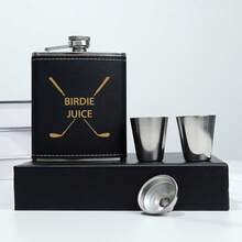 1pc 7oz Stainless Steel Portable Flask - Life Is Full Of Important Choices - Suitable For Interesting Golfers, Professional Outdoor Enthusiasts, Unique Gift For Men, Ideal For Outdoor Activities, Parties, Special Occasions, And A Thoughtful Father's Day Present. - Multicolor - View 8